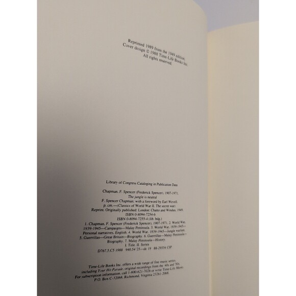 The Jungle Is Neutral – Spencer Chapman (1988, HC) – Survival & Exploration - Picture 5 of 8